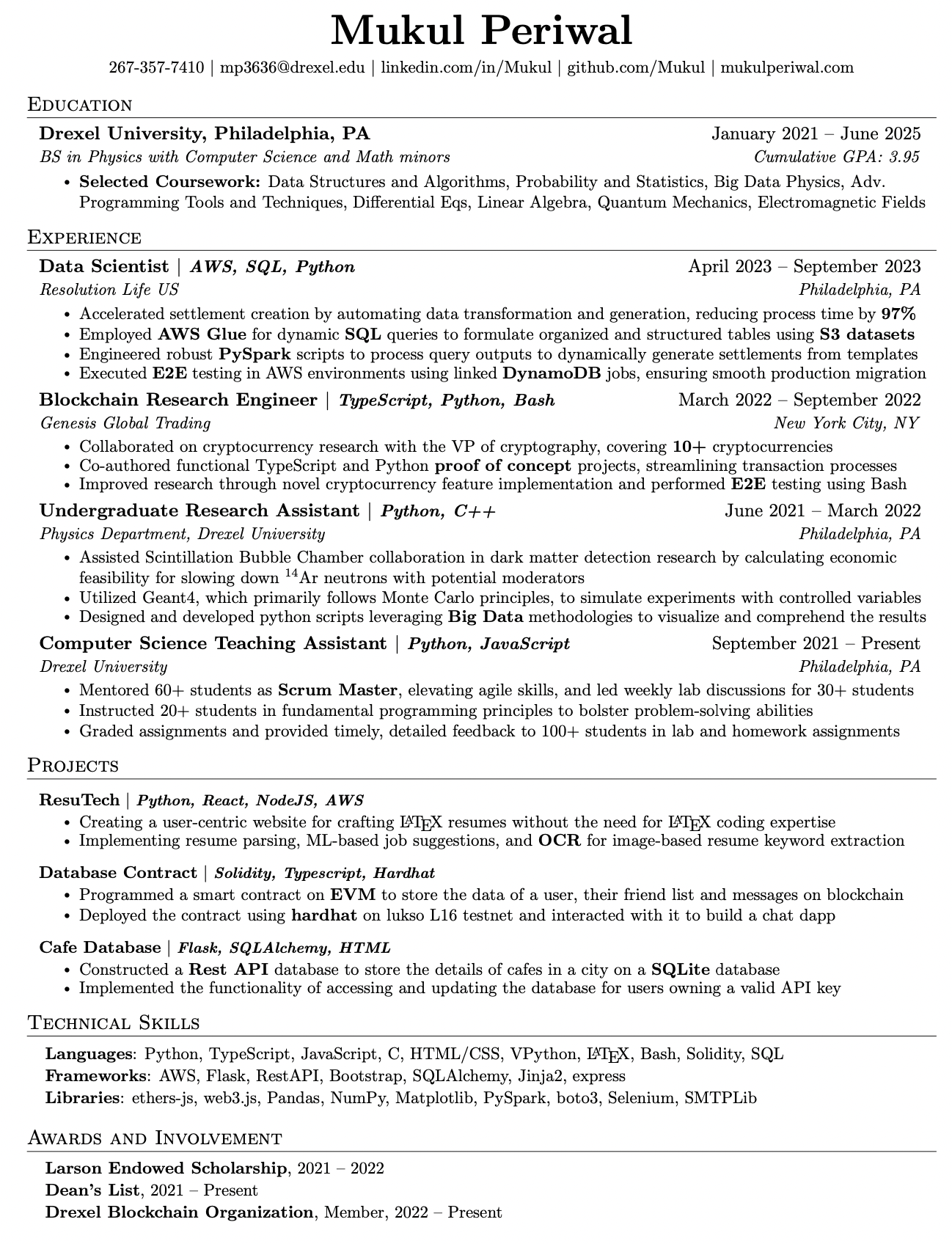 resume image
